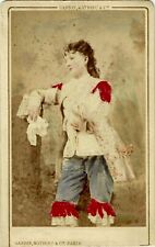 CDV PHOTO GASTON, MATHIEU & Cie circa 1870 actress Berthe LEGRAND picture