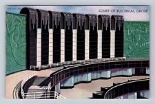 Chicago IL-Illinois, Court Of Electrical Group, Antique, Vintage c1934 Postcard picture