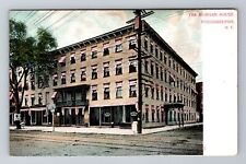 Poughkeepsie NY-New York, the Morgan House, Antique Vintage Souvenir Postcard picture