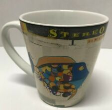 STEREO RECORD Sea Colors Fish Casa Mode 12oz Ceramic Coffee Mug Tea Cup Danny O picture