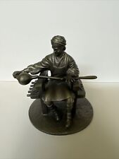 1975 Franklin Mint Pewter People of Colonial America The Glass Blower Vintage picture