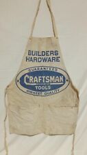 VERY RARE VINTAGE ANTIQUE CRAFTSMAN TOOLS BUILDERS HARDWARE NAIL APRON 1930S-40S picture