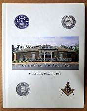 HB Book The Most Worshipful Grand Lodge of Alabama 2016 Membership Directory picture