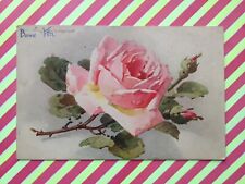 cpa Illustration Drawing Signed C. KLEIN Nature Still Life GOOD PARTY PINK picture