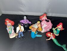 Disney The Little Mermaid Ariel Pvc Lot 7 Toy Figures Cake Ursula King Triton picture