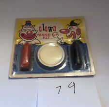 VINTAGE HALLOWEEN MAKE-UP KIT CLOWN DUNHAM PRODUCTS NY USA 79 picture