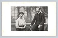 DB Postcard Portrait of Well Dressed Man and Woman picture