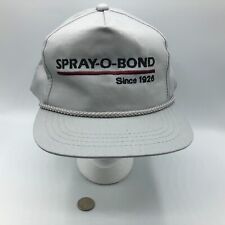 Vintage SPRAY-O-BOND Snapback Baseball Cap Hat Advertising F6 picture