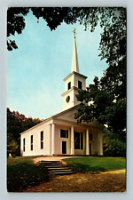 Sturbridge MA-Massachusetts, Old Meeting House, Church, Vintage Postcard picture