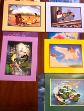 Set Disney Store 5 Commemorative Lithographs w/Envelopes picture