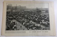 1901 Harpers Antique Farmers Market Washington Market New York City Print #22318 picture
