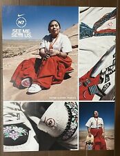 Nike X Naiomi Glasses Navajo Indigenous Advertising 2 Sided Poster Skateboard picture