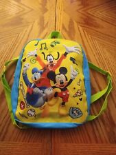 Disney 2017 Kids Size Backpack Mickey Donald Goofy Playtime 10