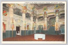 Postcard Texas San Antonio Aztec Theatre Corner Grand Foyer Promenade picture