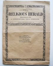 1899, The Religious Herald, A Congregational Newspaper, Vol. LVII No 17NEW PRICE picture