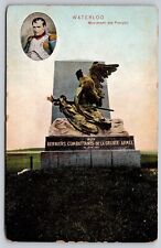 Waterloo Belgium French Monument Historic European Landmark DB Postcard picture
