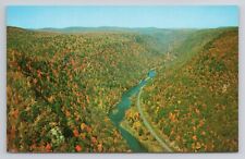 Aerial view of Pennsylvania's Grand Canyon Postcard 3016 picture