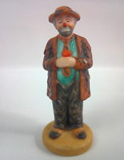 Emmett Kelly Jr Hobo Clown With Flower I Love You Figurine DGC 3.5 Inches Tall picture