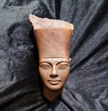 RARE Authentic Tutankhamun head Quartzite stone Unique Egyptian Pharaonic BC picture