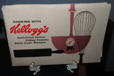 Vintage Kelloggs Institutional Division color recipe folder Rare picture