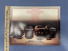 Vintage 1986 Dodge Imports Dealership Brochure Mitsubishi Ram 50 Conquest picture