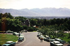 1950's Color Slide Parking Area Garden Of The Gods CO ? Chevy Classic Cars picture