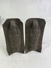 Small Vintage Santa Individual Chocolate Candy Mold X2 picture