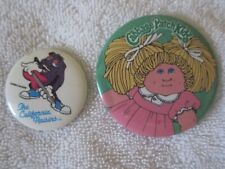 Vintage Pins Cabbage Patch And 1988 California Raisins picture