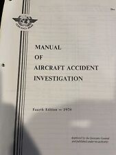 1970 ICAO Manual of Aircraft Accident Investigation, 4th Edition picture