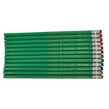Vintage Rare Pueblo Empire Pencil Co USA Lot of 12 Green Colored Barrel Pencils picture
