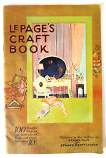 LePage s Craft Book - Vintage 1924 Booklet - LePage Glue Craft League picture