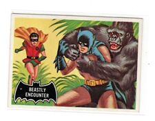 1966 Topps Batman Black Bat #50 Beastly Encounter EX-MT picture