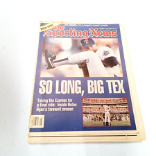 The Sporting News Oct. 11 1993 Nolan Ryan Retirement Special Texas Rangers picture