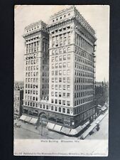 Postcard Milwaukee WI - c1900s View of the Wells Building picture