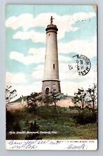 Duxbury MA-Massachusetts, Myles Standish Monument, Vintage c1906 Postcard picture