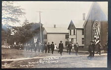 Mint USA RPPC Real Picture Postcard Civil War Memorial Day In Dalton Ohio picture