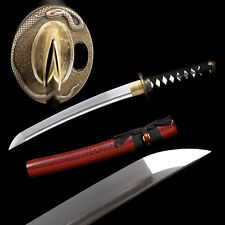 Handmade 20'' 9260 Spring Steel Short Japanese Samurai Tanto Sword Full Tang picture