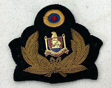 Vintage Venezuelan Navy Officers Bullion Hat Badge picture