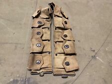 ORIGINAL WWI WWII US ARMY M1903 INFANTRY FIELD 10 POCKET AMMO BELT-DATED 1917 picture