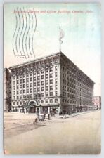 Postcard Omaha Nebraska Brandeis Theatre and Office Building c1911 picture