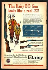 Daisy B-B Gun--Hunting with Dog Scene--1966 Print Ad picture
