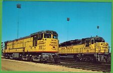 Train Locomotive Vintage Postcard Union Pacific 53 & 82 picture