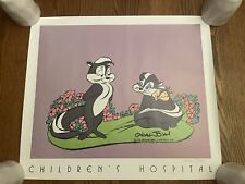 Chuck Jones 1992 Pepe’ LePew (Children’s Hospital) signed/numbered picture