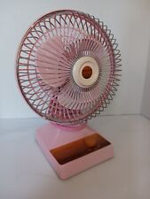 Vintage Deluxe 6” 2 Speed Pink Table Top Fan picture