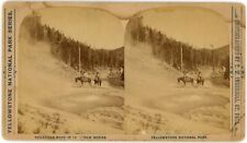 YELLOWSTONE SV - Gibbon Canyon - Beryl Spring - TW Ingersoll 1880s picture