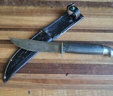 Vintage Western Boulder Colo. USA  Fixed blade Leather Sheath picture