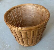 Vintage woven trinket  basket round Peoples Republic of China picture