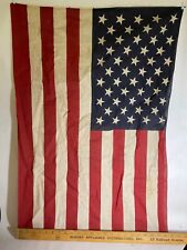 American Flag 23.5”x33.5” USA Red White & Blue 100% Polyester Distressed picture
