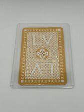 Vintage Louis Vuitton Playing Card 10 of Hearts with Yellow Back picture