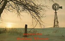 Vintage Postcard 1991 Greetings From Reedsburg Wisconsin WI Sunset Dessert picture